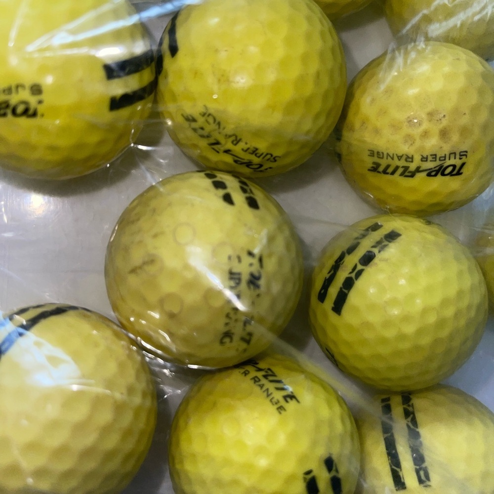Top-Flite Yellow Golf Balls (14 total)